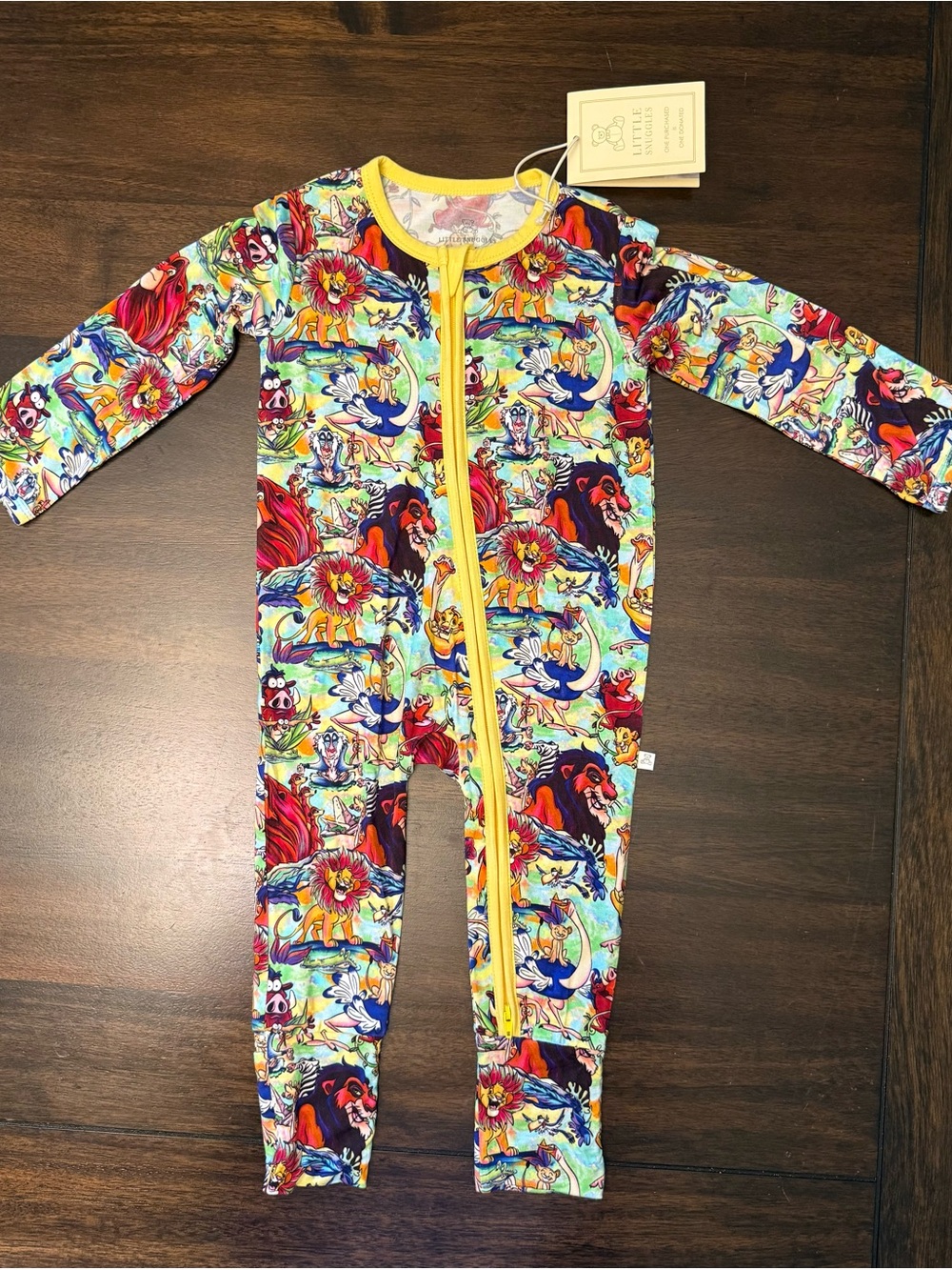 Little Snuggles Lion King Print Bamboo Pajama size 18-24 months